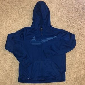 Nike kids zip up Dri-Fit sweatshirt jacket